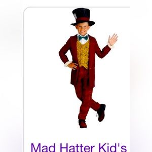 Halloween Costume - Mad Hatter costume - never worn no box